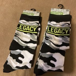 🔥5 FOR $20🔥 Black and white Camo crewsocks